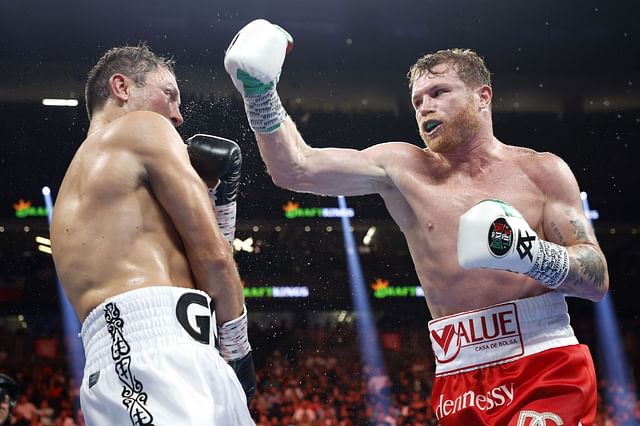 Ginnadiy Golovkin: How many punches did Canelo Alvarez land against ...