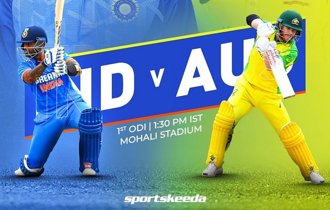 India vs Australia, 1st ODI: Toss result and playing XIs for today's match, umpires list and pitch report
