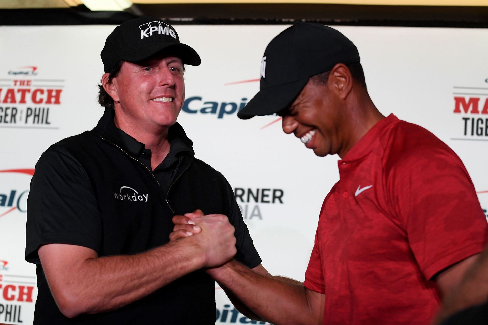 The Match: Tiger vs Phil - Practice Round and Press Conference