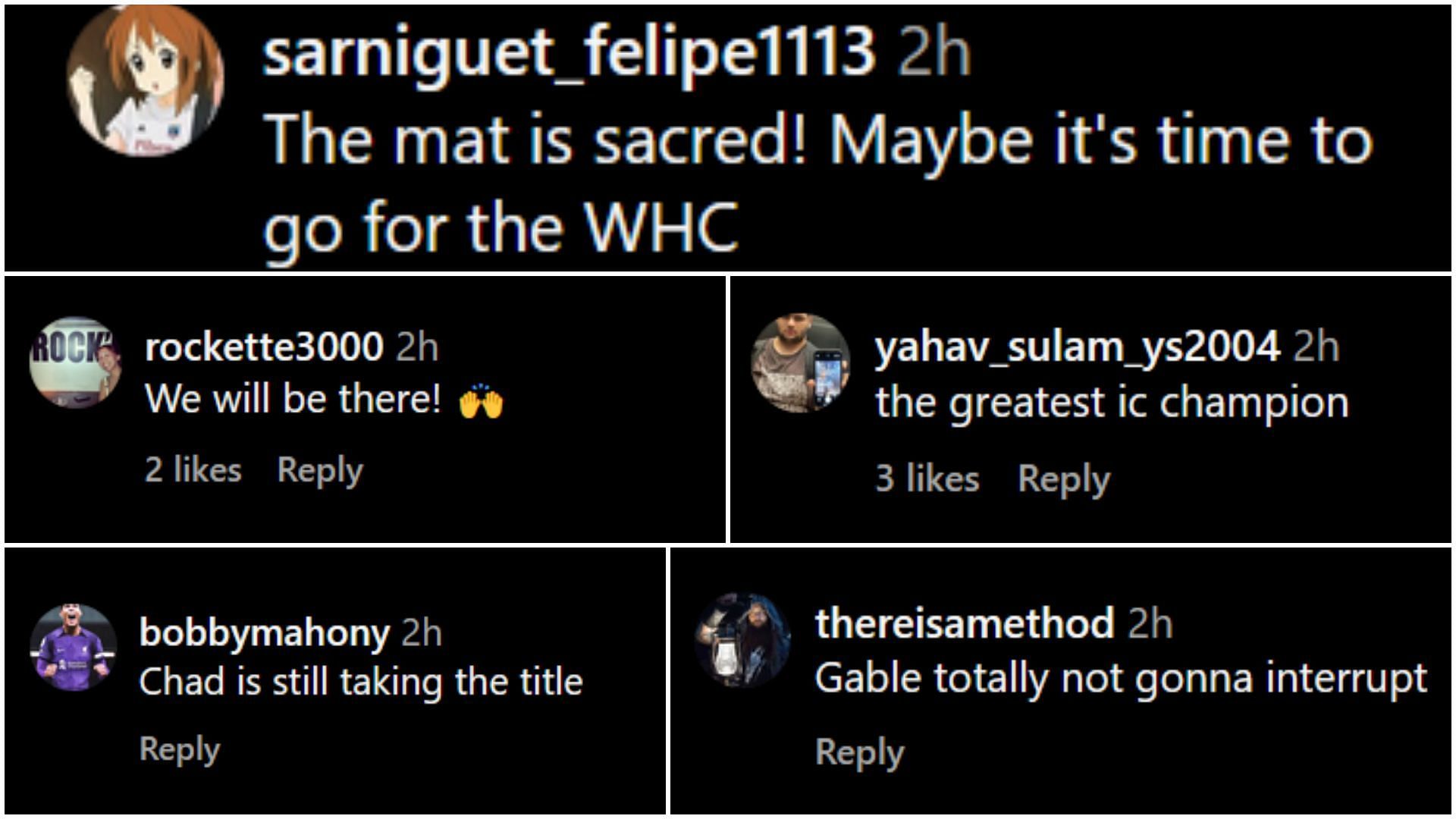 Reaction to the announcement post.