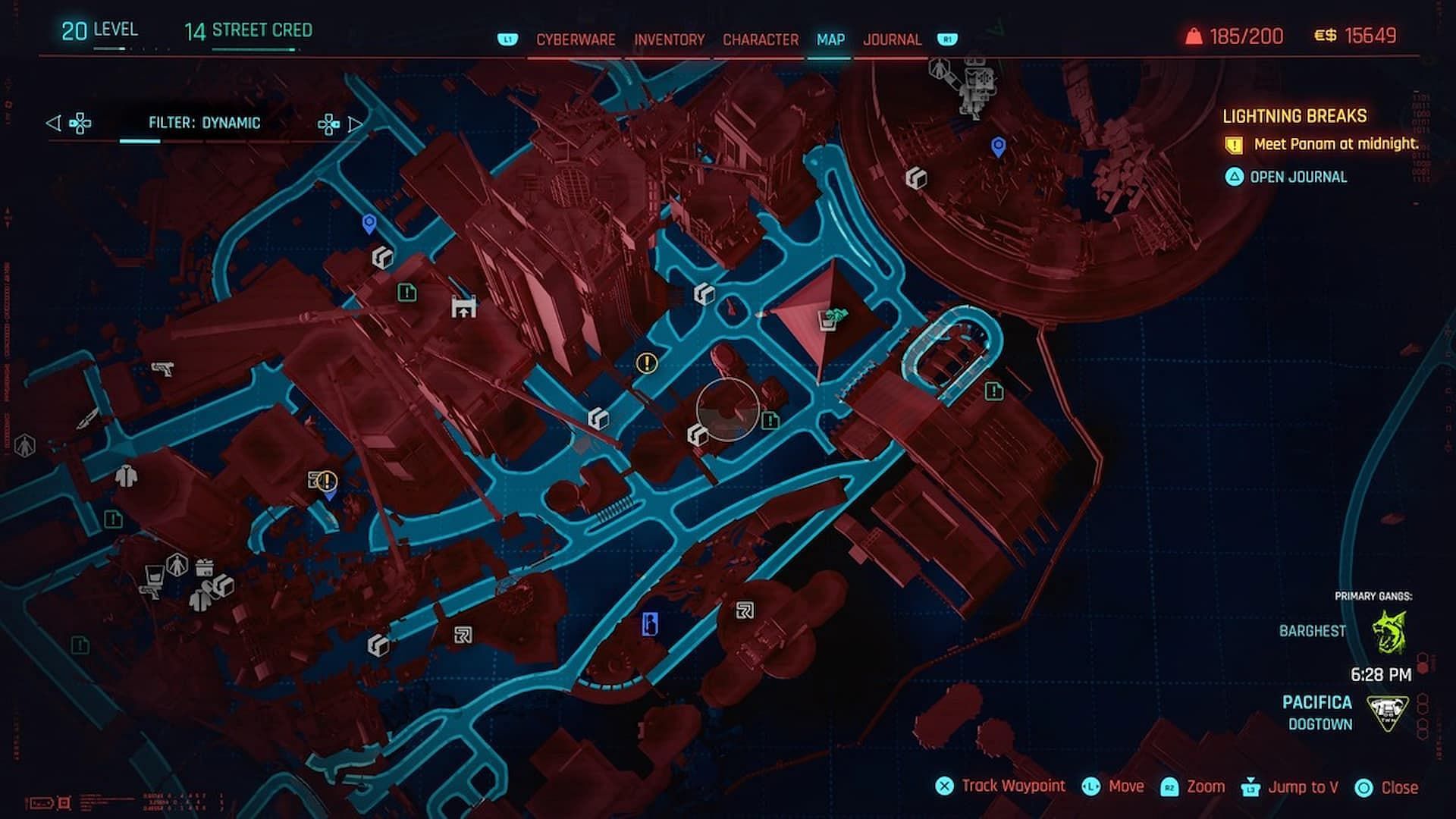 The No Easy Way Out map location in the game (Image via CD Projekt Red)