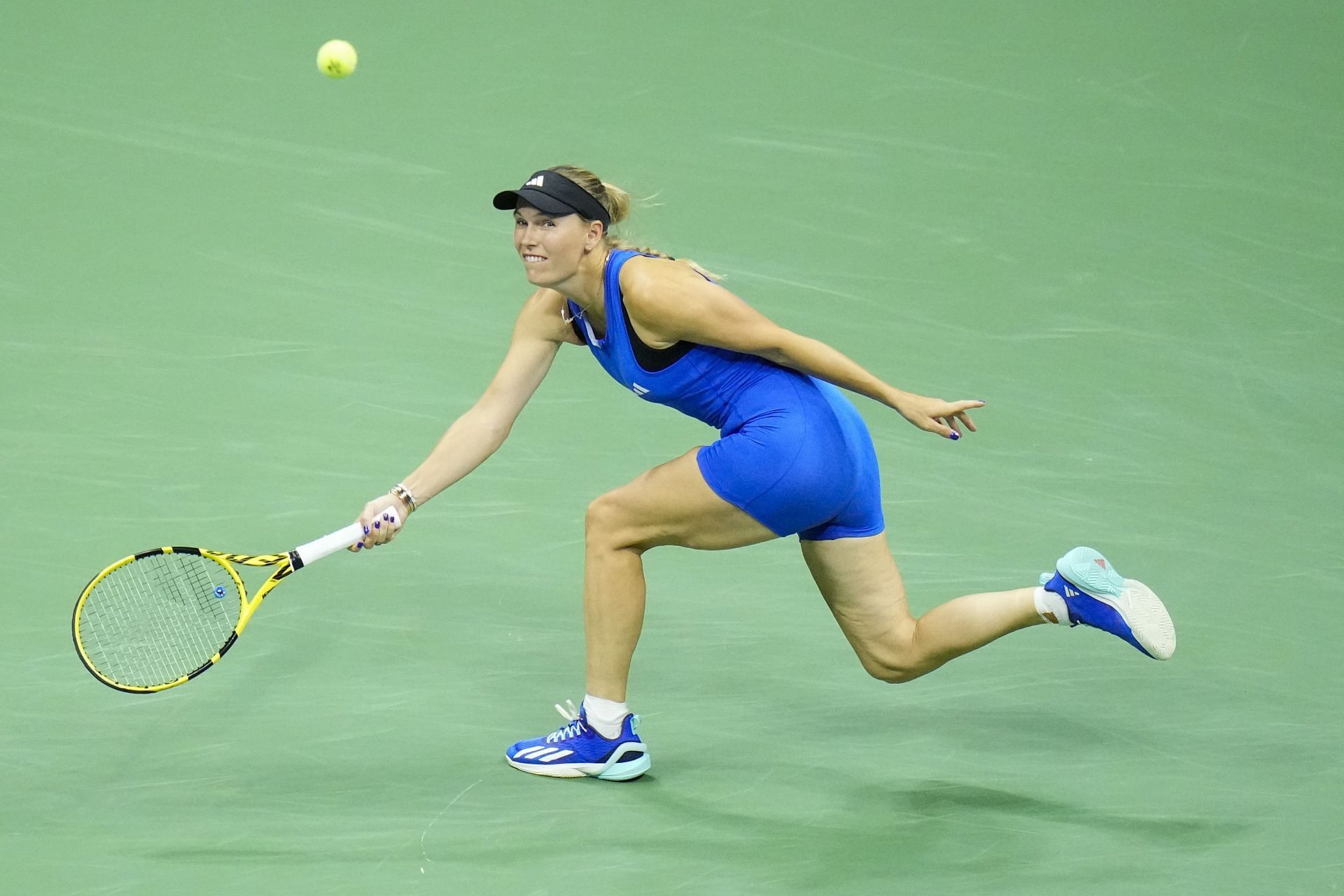 Caroline Wozniacki at the 2023 US Open.