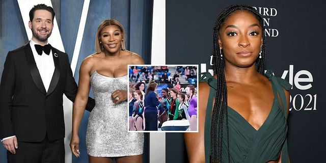 Serena Williams with Alexis Ohanian, Simone Biles and the Gymnastics Ireland incident 