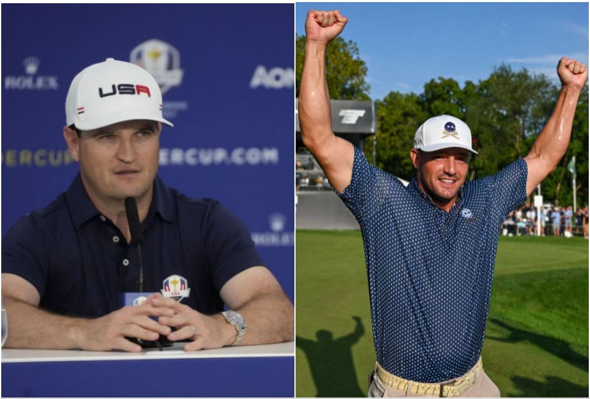 Zach Johnson and Bryson DeChambeau  (via Getty Images)