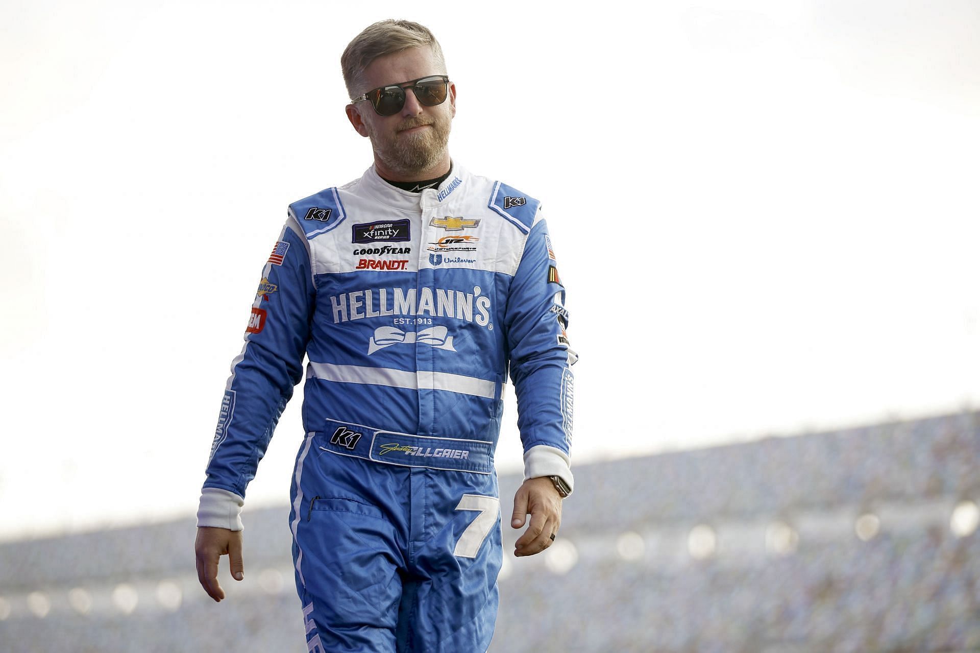 NASCAR Xfinity Series driver Justin Allgaier (Photo by James Gilbert/Getty Images)