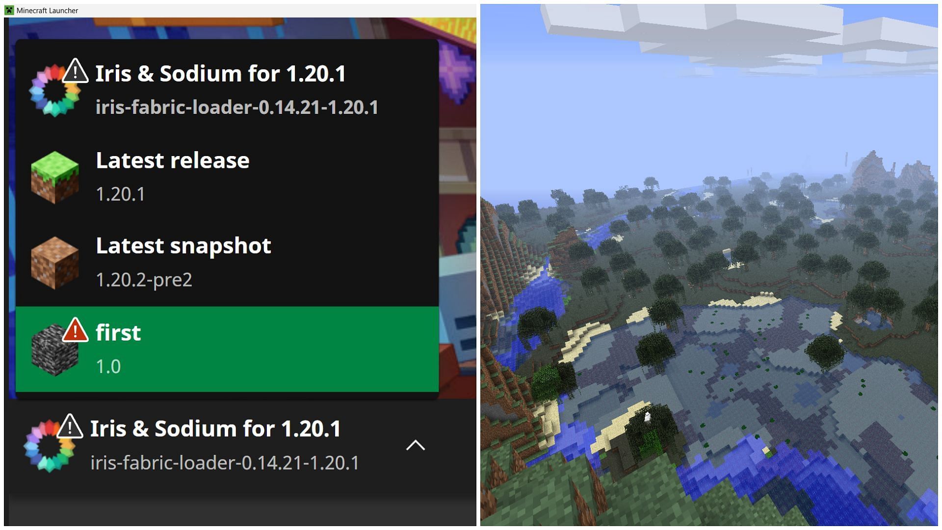 Players can easily play older versions of Minecraft Java Edition (Image via Sportskeeda)