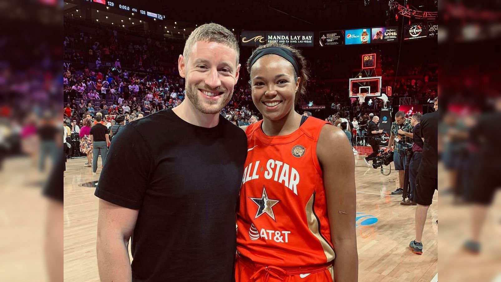 WNBA and NBA trainer Alex Bazzell and his wife, Minnesota Lynx star Napheesa Collier