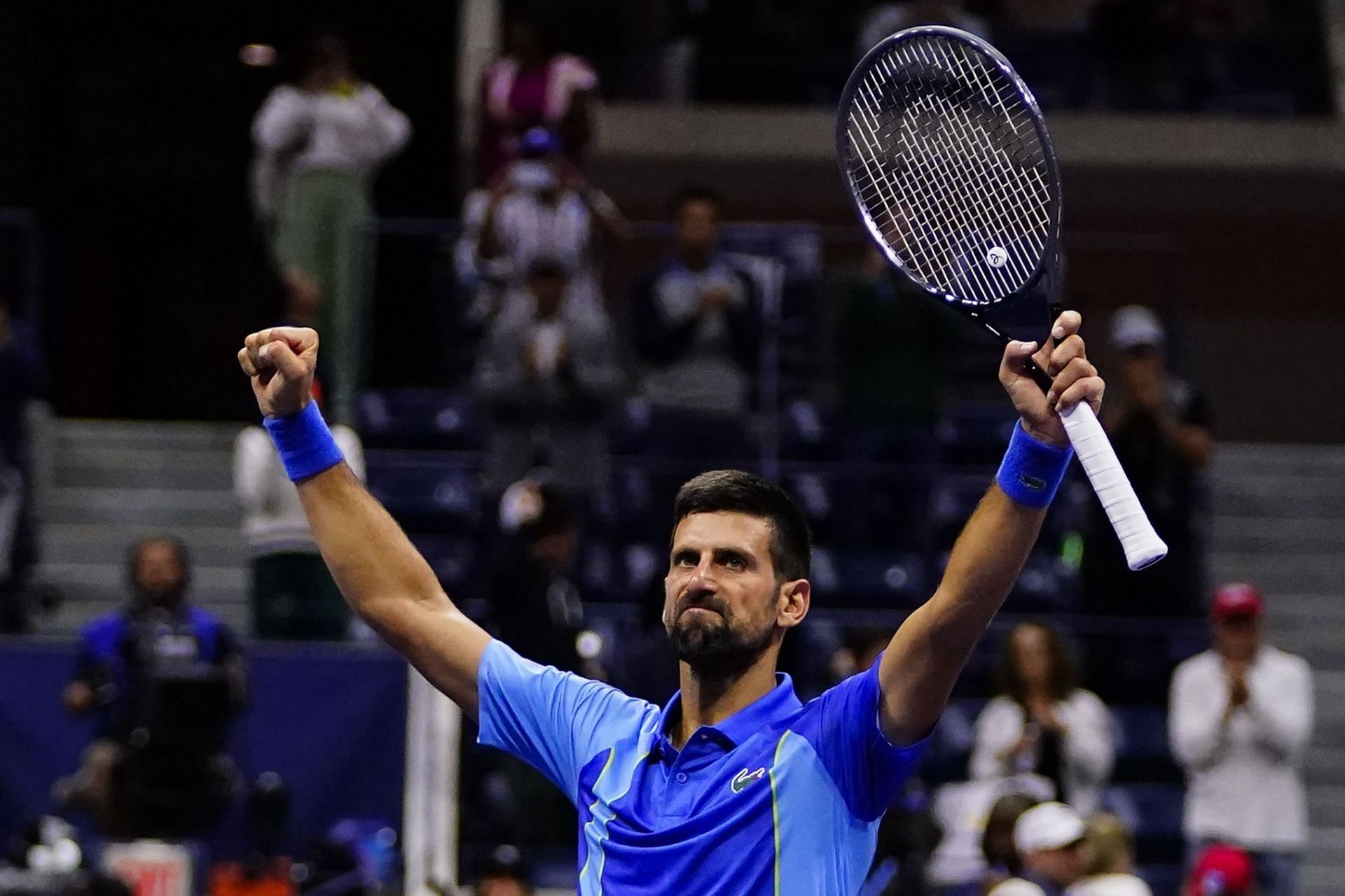 Novak Djokovic at the 2023 US Open