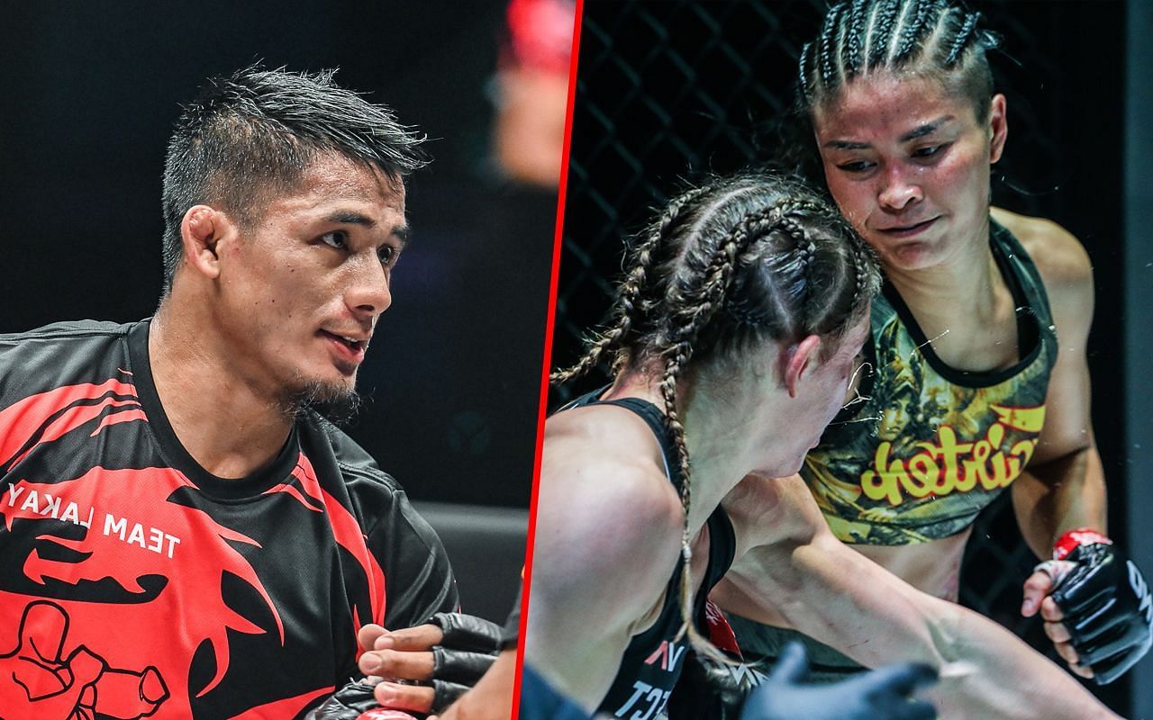 Stephen Loman (L) / Stamp Fairtex (R) -- Photo by ONE Championship