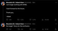 Mustafa Ali stunned the wrestling world with his latest post