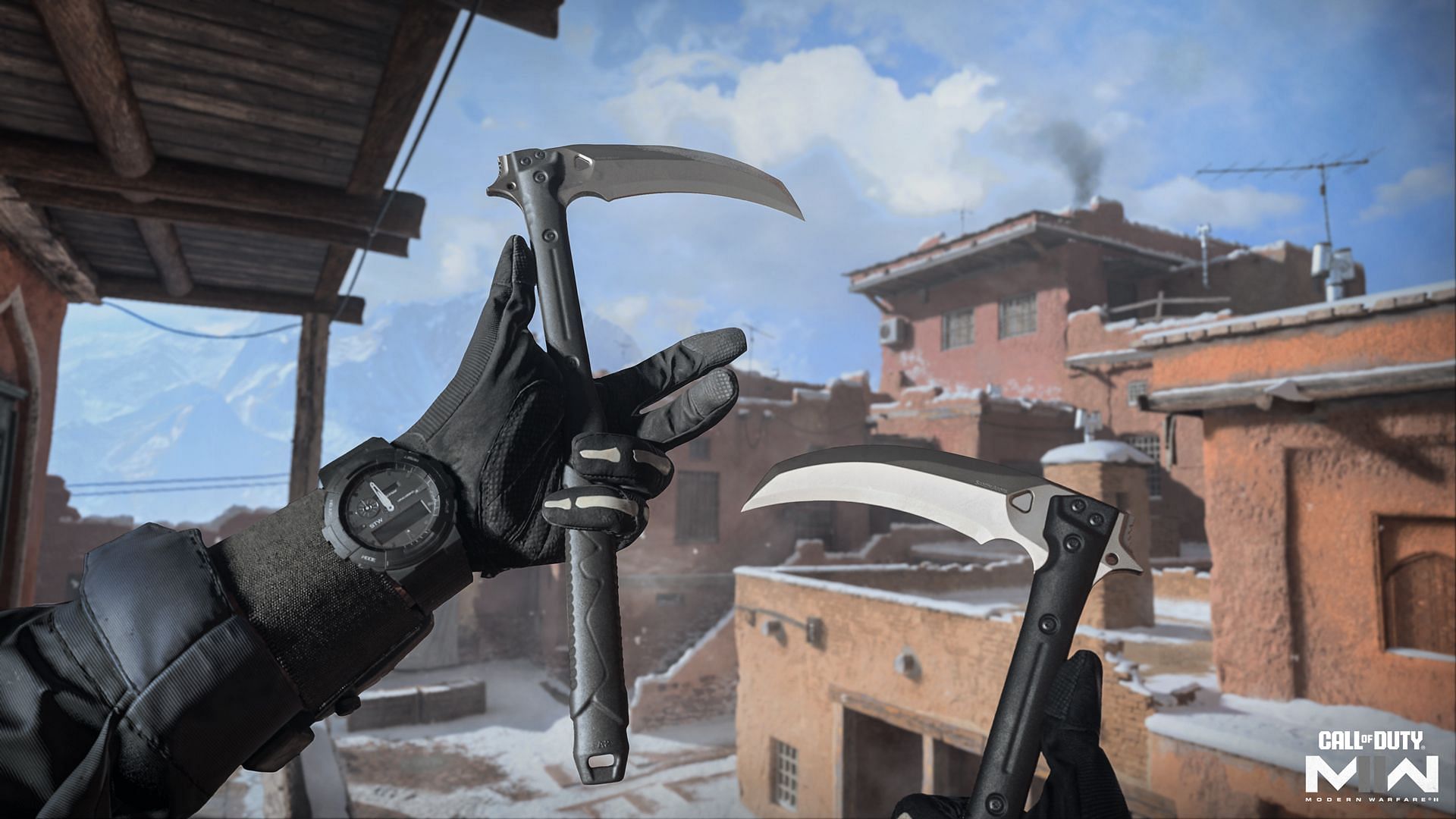 Warzone 2 and MW2 Season 6 Dual Kamas melee weapon (Image via Activision)