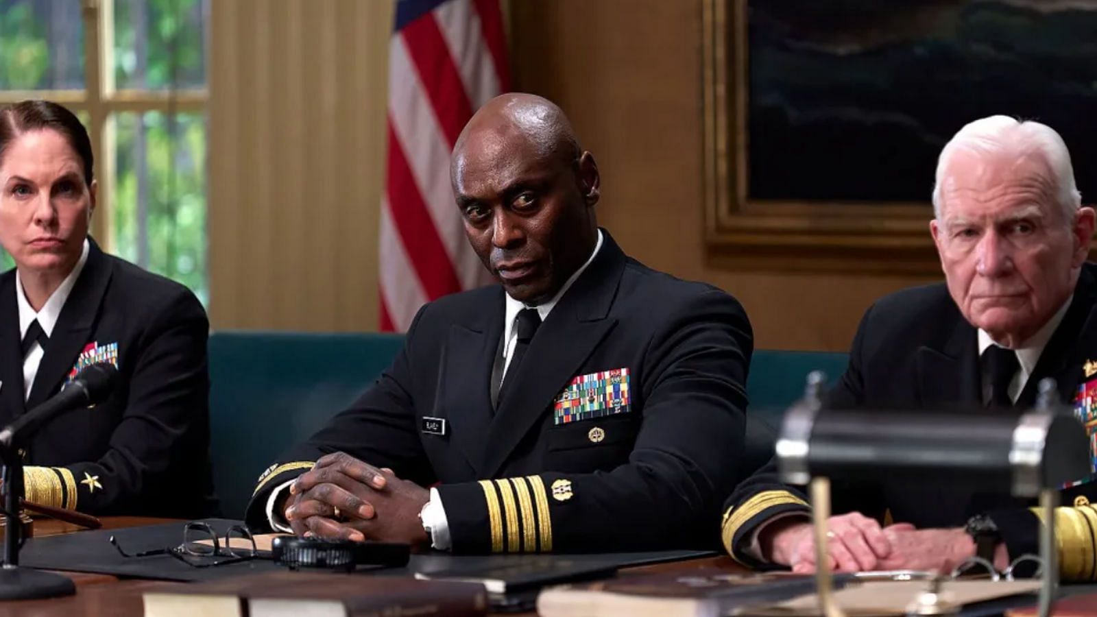 A still from The Caine Mutiny Court-Martial (Image via Showtime)