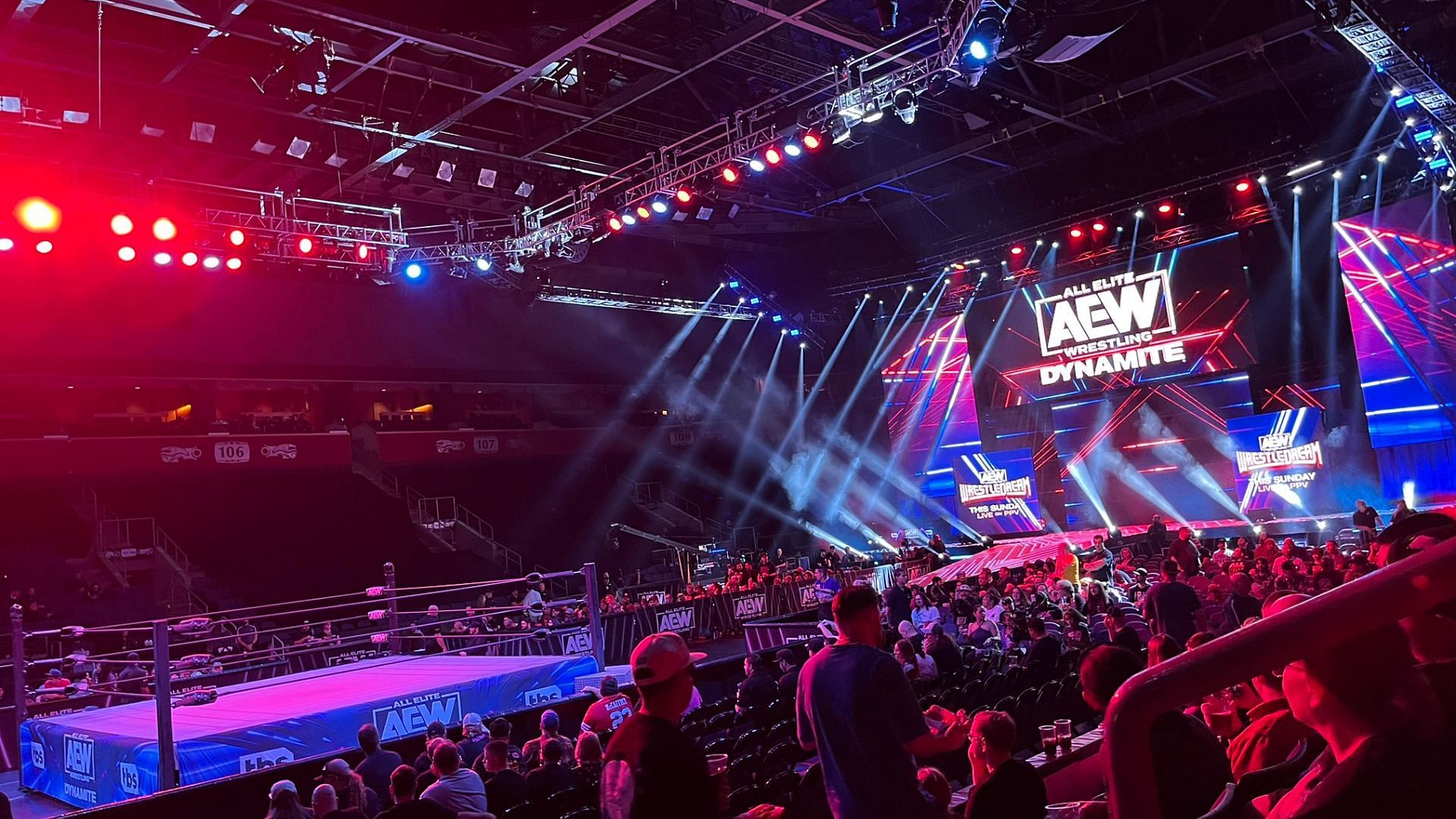 AEW Dynamite arena. Image Credit: Twitter