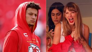 Patrick Mahomes admits feeling "pressure" playing in front of Taylor Swift - "I knew I had to get it to Travis"