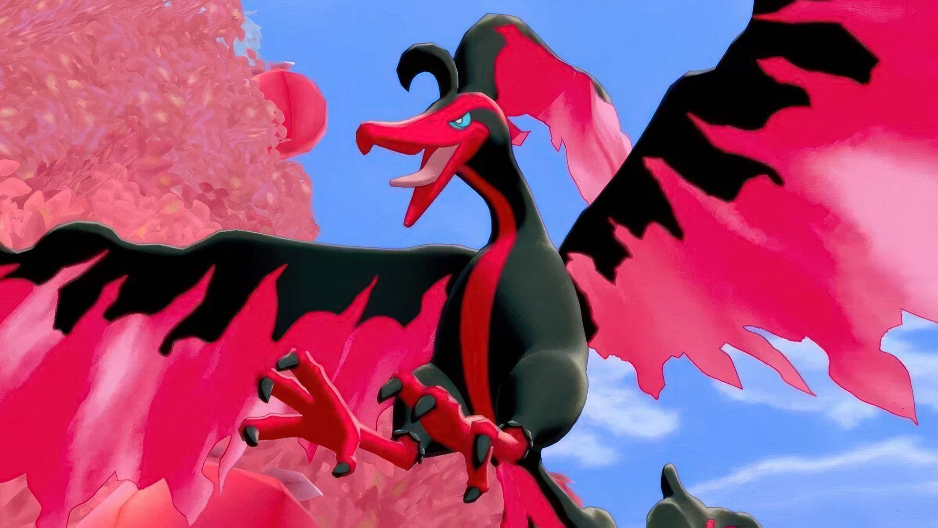 Galarian Moltres as seen in Pokemon Sword and Shield (Image via The Pokemon Company)