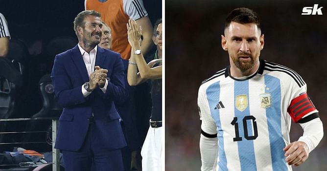 "Not bad company" - David Beckham reacts on social media as Lionel Messi equals his free-kick record with winner for Argentina against Ecuador