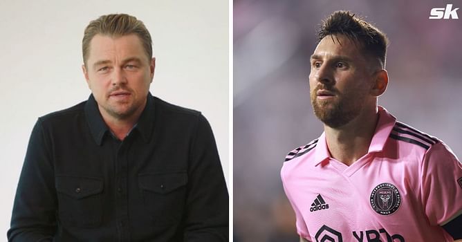 Watch: Leonardo DiCaprio spotted enjoying ice cream in stands as he watches Lionel Messi in action