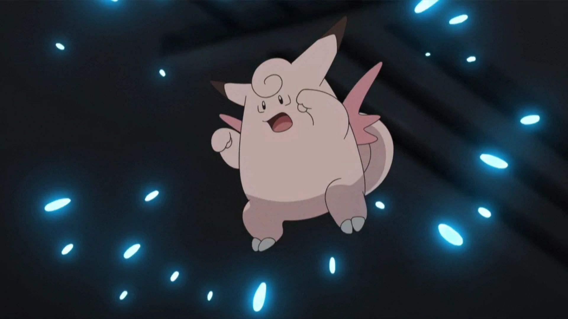 Clefable as seen in the anime (Image via The Pokemon Company)