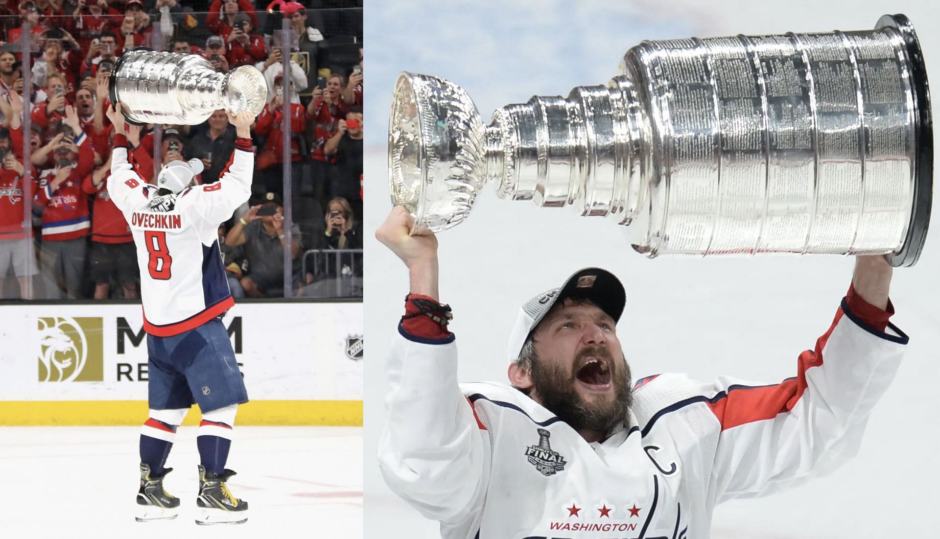 Ovechkin and the Caps went for a swim and celebrated Stanley Cup