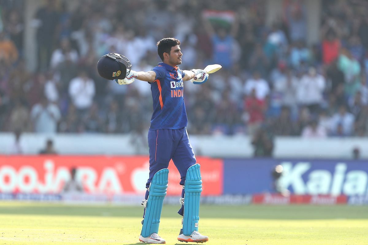 Shubman Gill in action (Image Courtesy: ICC Cricket)