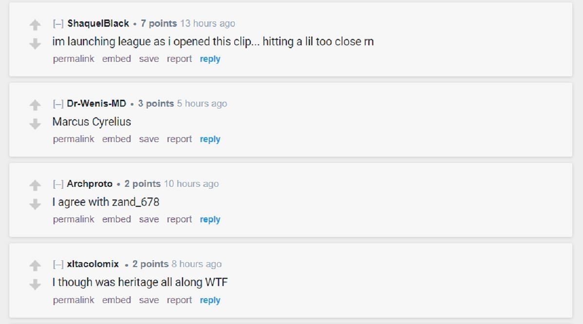 Some other comments in the subreddit. (Image via r/LivestreamFail)