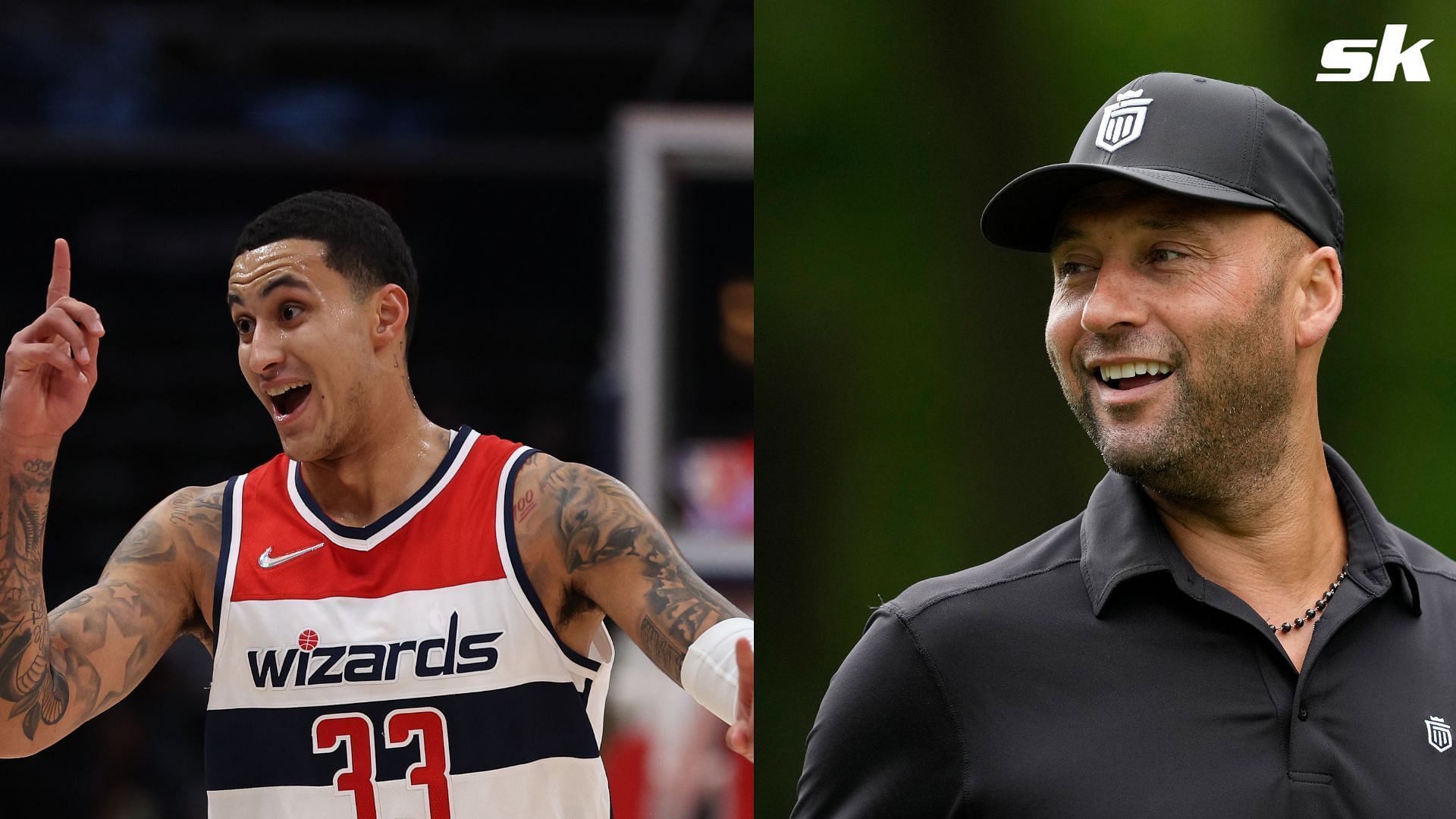 NBA star Kyle Kuzma was among the high-profile dinner guests spotted with Derek Jeter