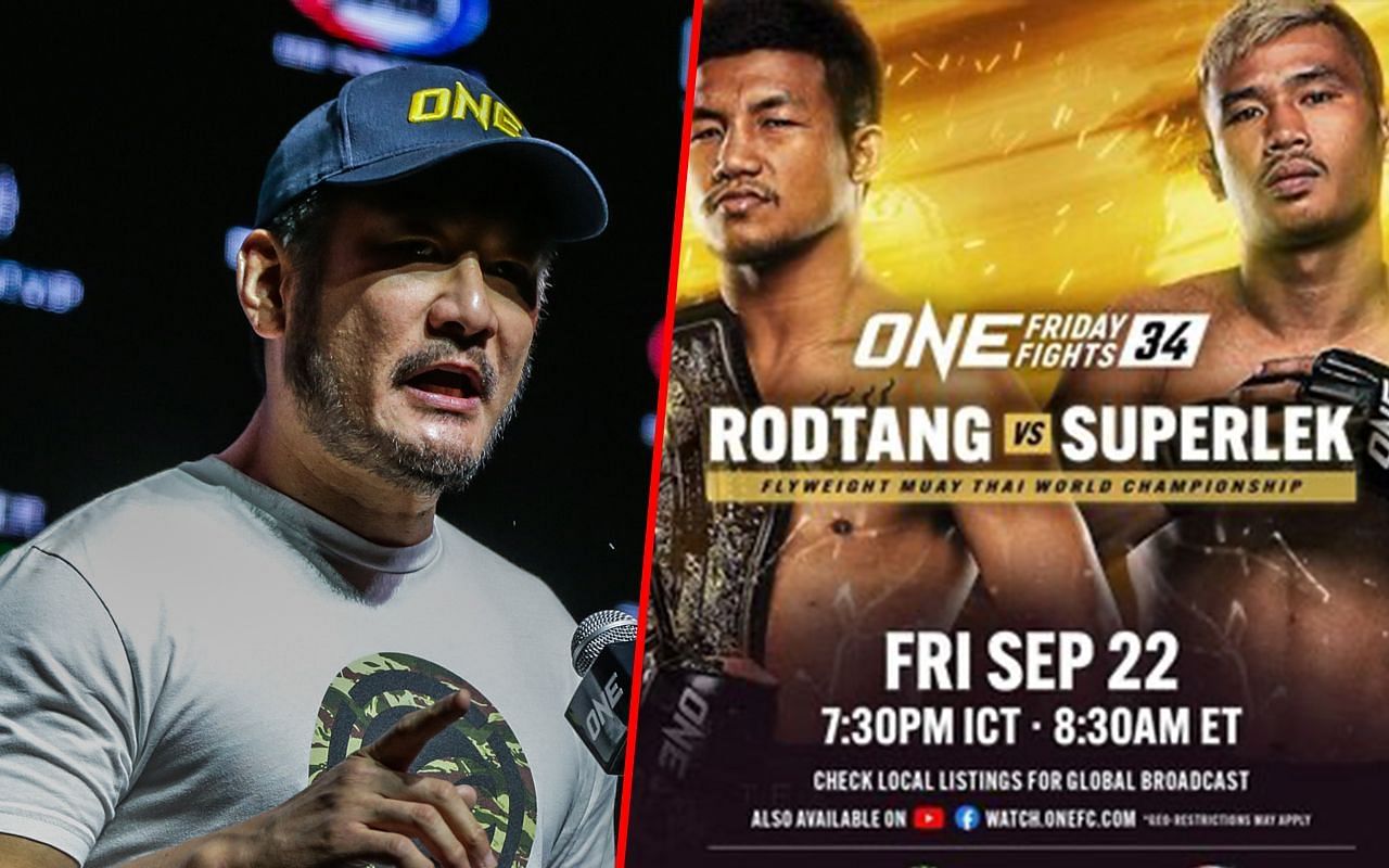 Chatri Sityodtong (L) said tickets for ONE Friday Fights 34 were sold out weeks ahead.