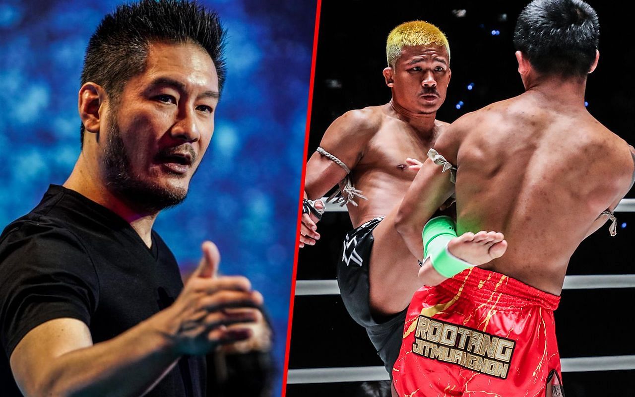 ONE Chairman and CEO Chatri Sityodtong (L) / Superlek Kiatmoo9 (R) -- Photo by ONE Championship