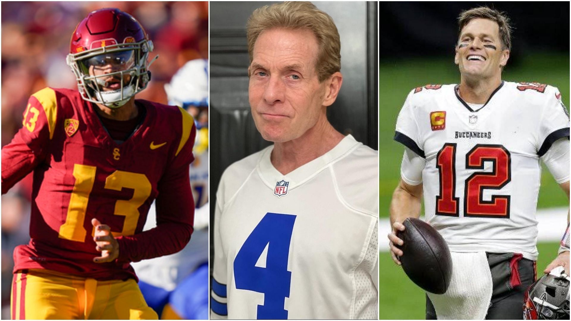 Skip Bayless calls Caleb Williams the polar opposite of Tom Brady