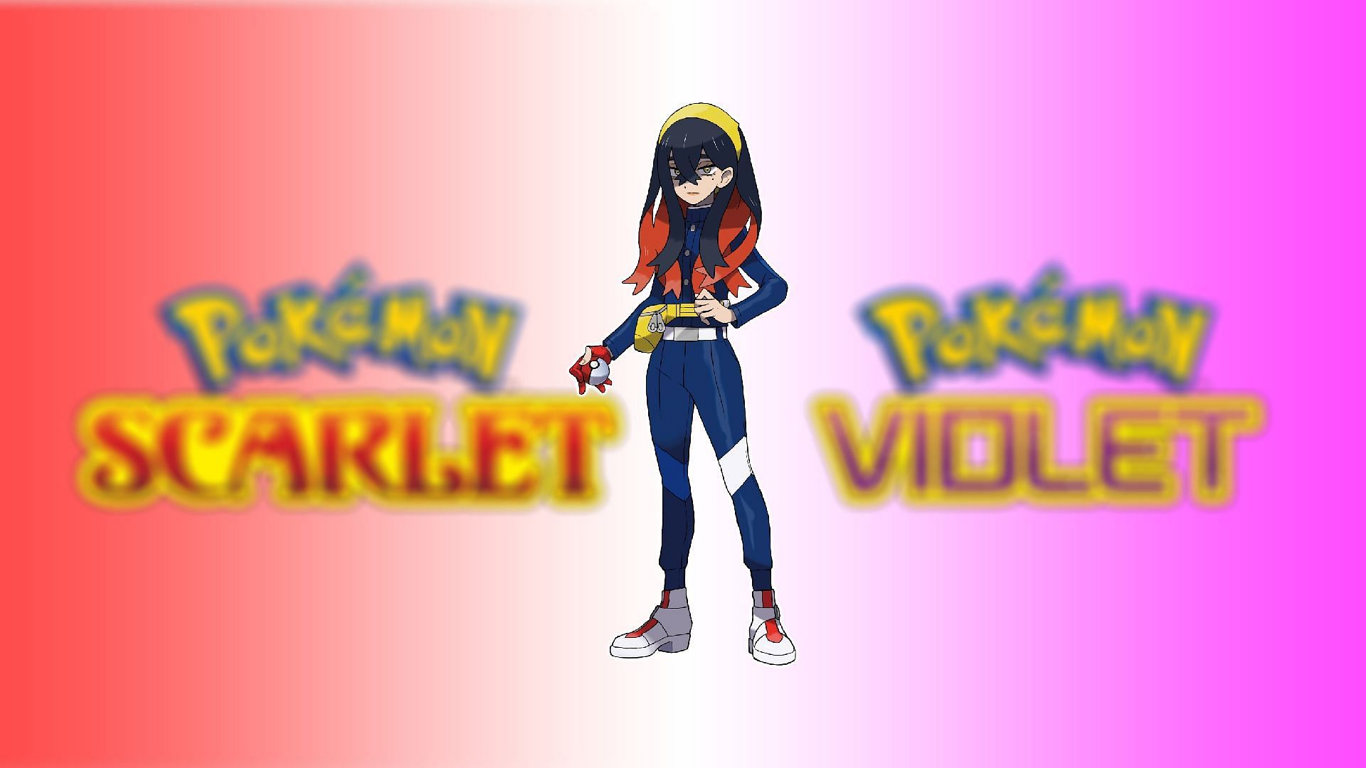 Official artwork for Carmine in Pokemon Scarlet and Violet (Image via The Pokemon Company)