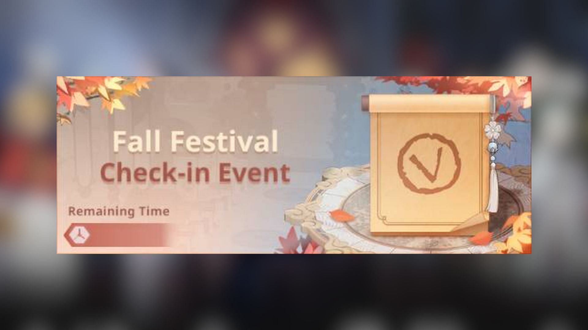 Fall Festival check-in event in Tower of God New World (Image via Netmarble)