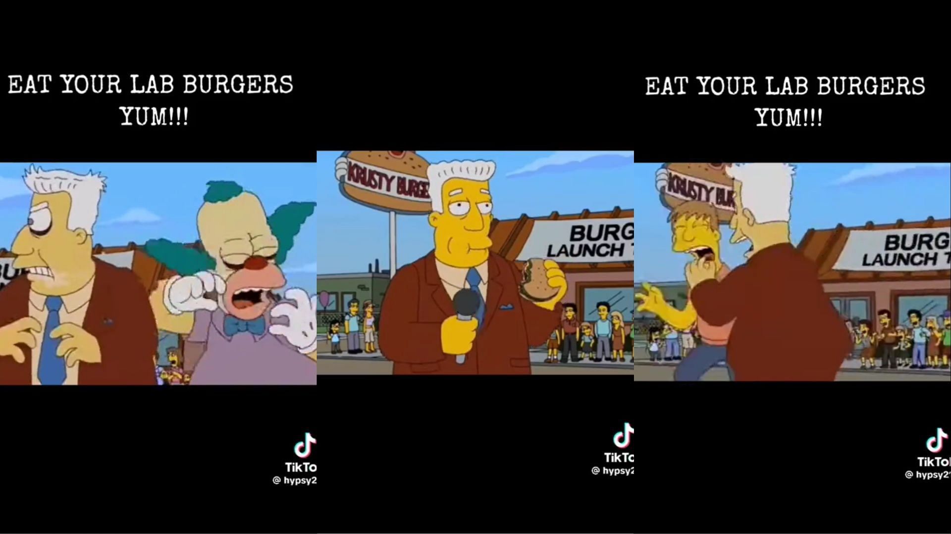 The Simpsons conspiracy theory goes viral amid National Burger Day deals (Image via hypsy217/TikTok)