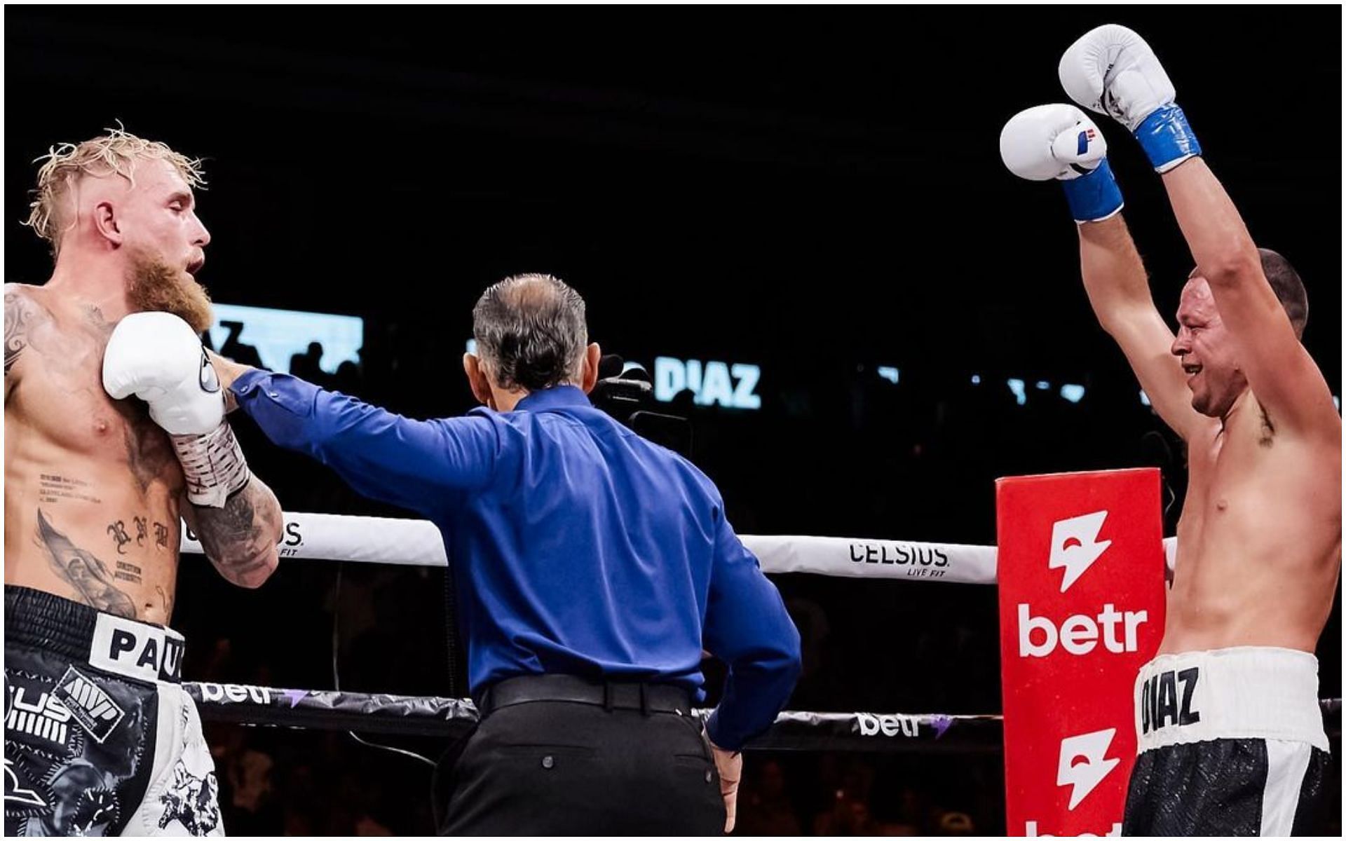 Jake Paul and Nate Diaz