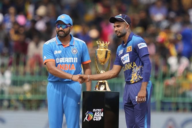 India vs Sri Lanka Asia Cup 2023 final rain updates live: Play begins after rain delays start, Sri Lanka bat first after winning toss