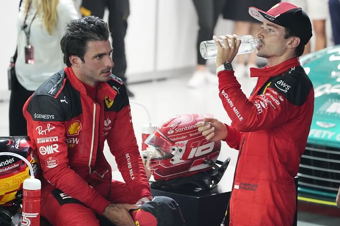 Charles Leclerc and Carlos Sainz caution against getting carried away by Ferrari's form at the 2023 F1 Singapore GP