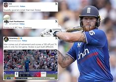 "Once in a generation player" - Fans react as Ben Stokes slams highest ODI score by Englishman in 3rd ODI vs New Zealand at The Oval