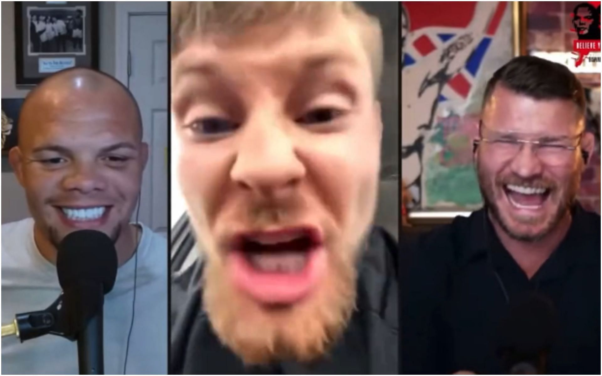 Anthony Smith, Bryce Mitchell and Michael Bisping