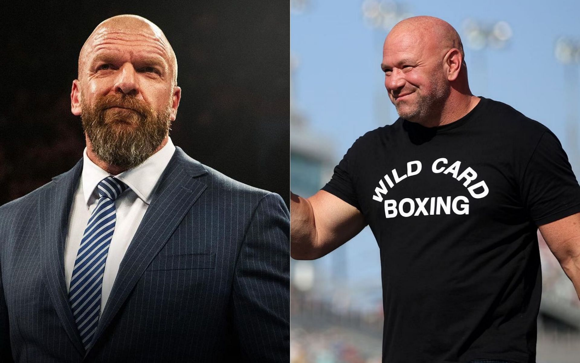 Triple H aka Paul Levesque (left) and Dana White (right) [Image credits: @tripleh on Instagram]