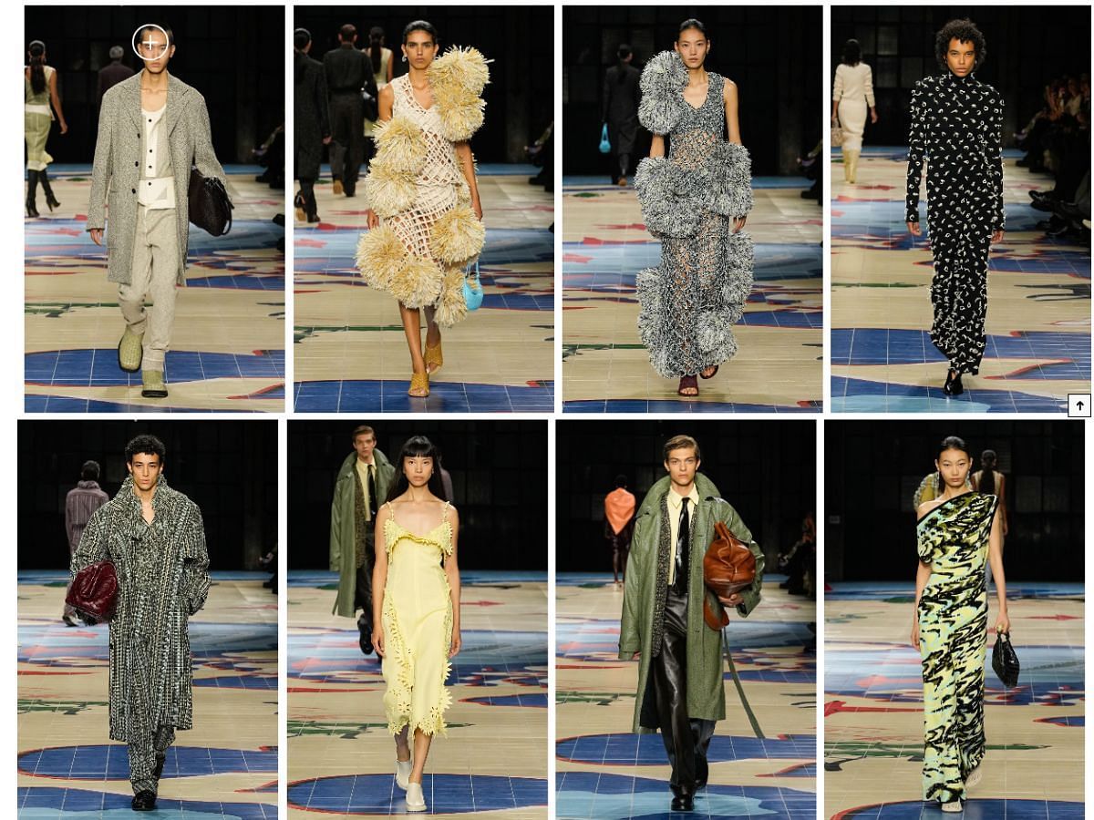 Bottega Veneta SS24 collection at Milan Fashion Week (Image via Milano Fashion Week)