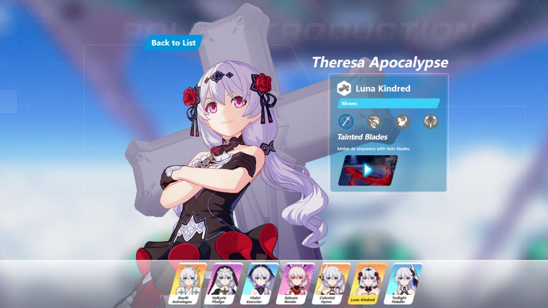 Theresa in Honkai Impact 3rd Luna Kindred Battlesuit. (Image via miHoYo)