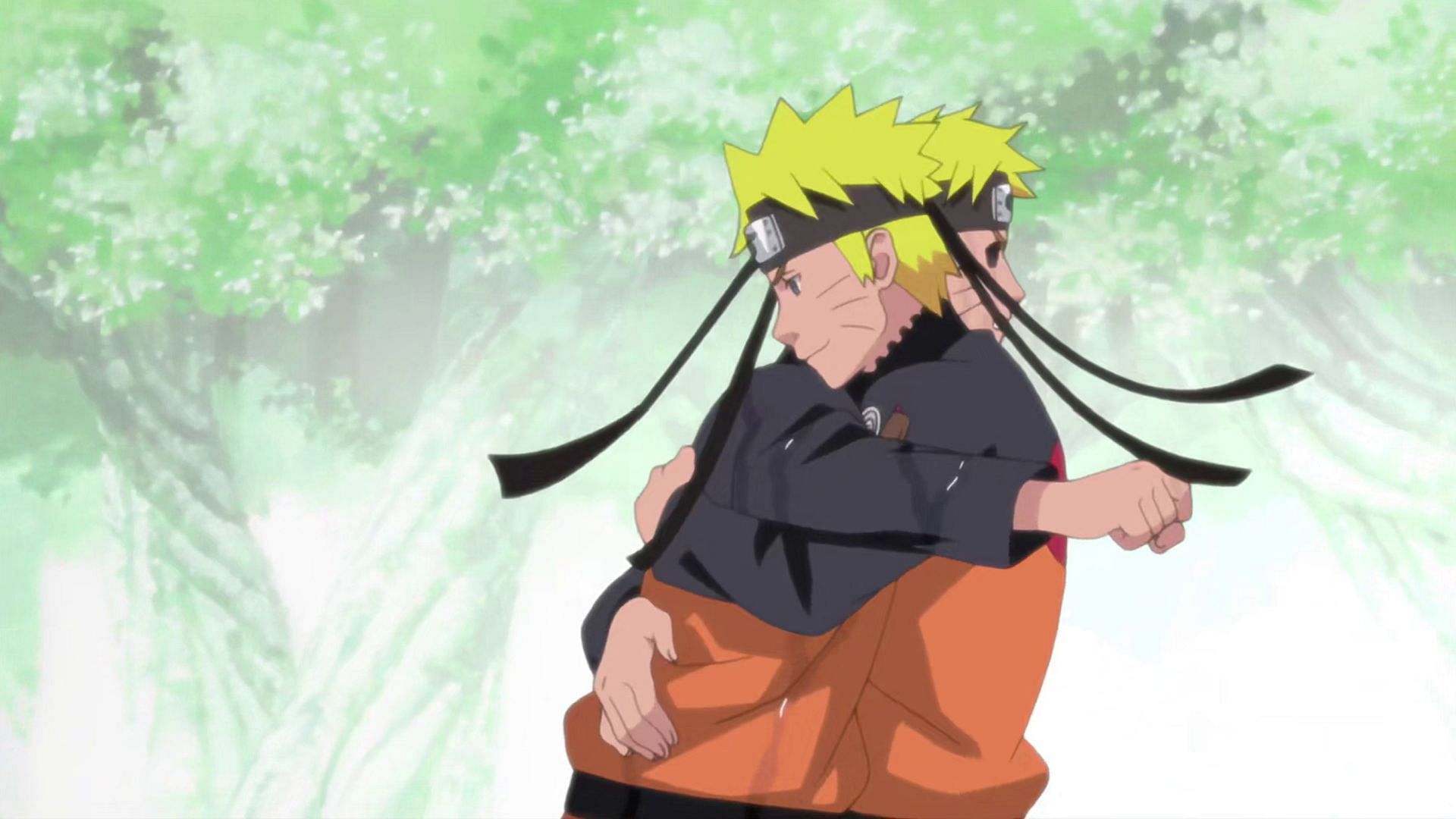 Naruto hugging and accepting his dark self is an incredibly powerful moment in the series (Image via Studio Pierrot)