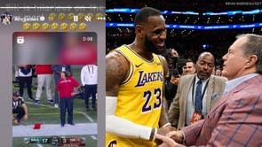 "Bill is hilarious": LeBron James left stunned as Patriots coach Bill Belichick throws a tantrum at referee in loss to Dolphins
