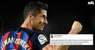 "Another La Liga gifted to Barcelona" - Twitter explodes as Barcelona score late penalty to secure 2-1 win against Osasuna