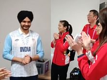 Watch: Heartwarming moment as Chinese shooters sing Happy Birthday for Indian shooter at Asian Games