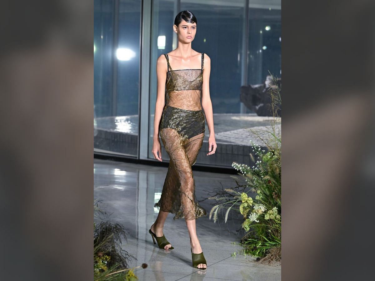 Translucent fabric trend from Jason Wu ( Image via Getty)