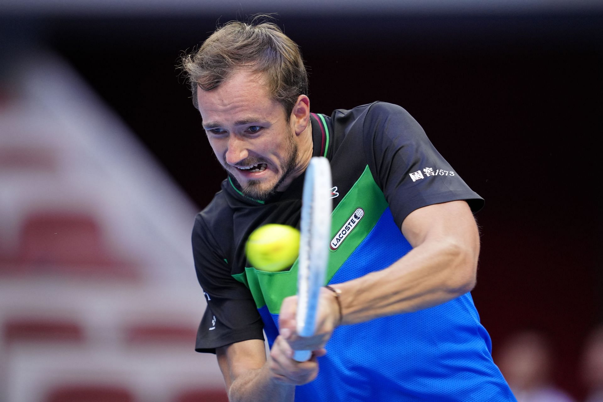 Daniil Medvedev in action at the China Open