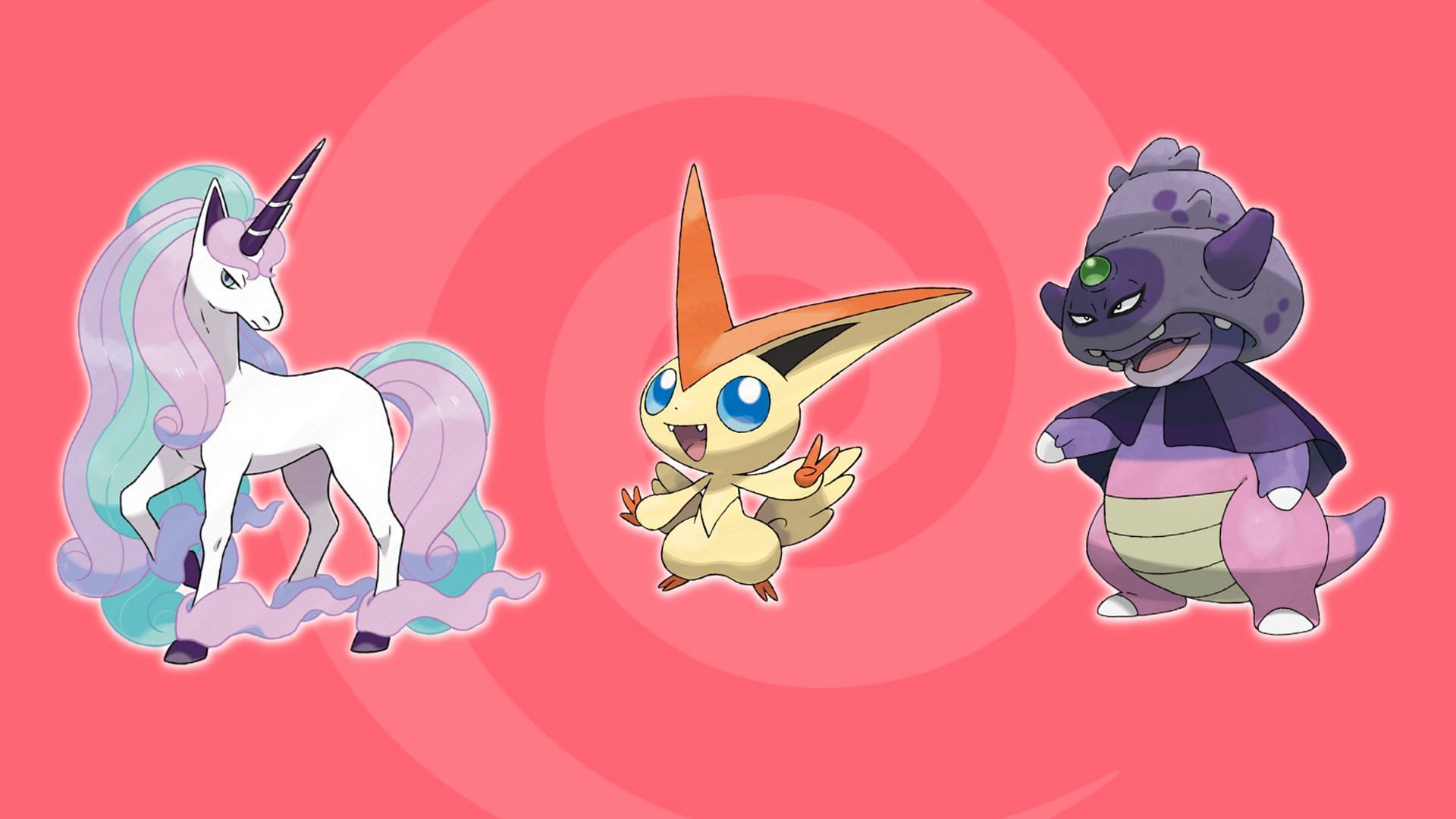 Galarian Rapidah, Victini, and Galarian Slowking are Pokemon GO&#039;s best switches in Psychic Cup (Image via Sportskeeda || The Pokemon Company)