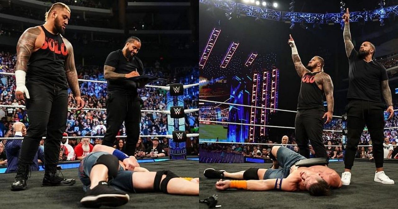 WWE SmackDown के आखिरी एपिसोड में द ब्लडलाइन ने काफी बवाल मचाया 
