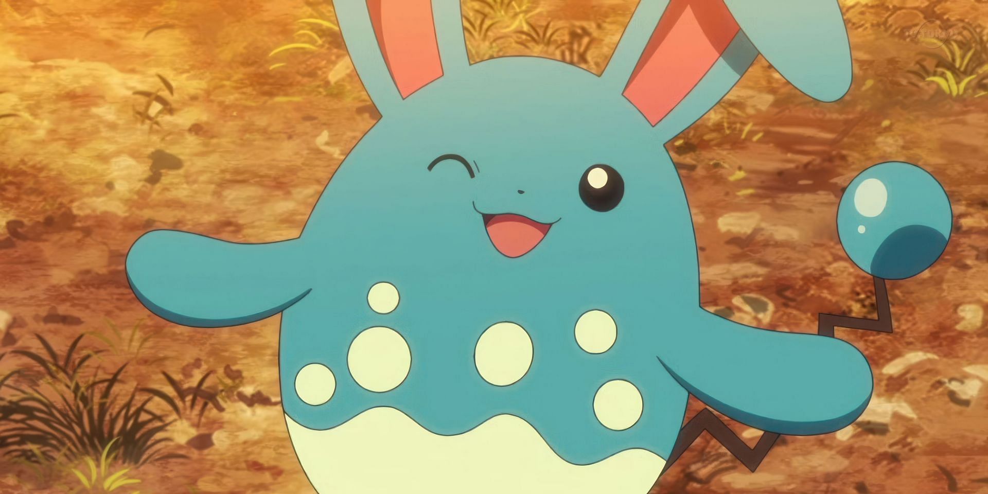 Azumarill, as seen in the anime (Image via The Pokemon Company)