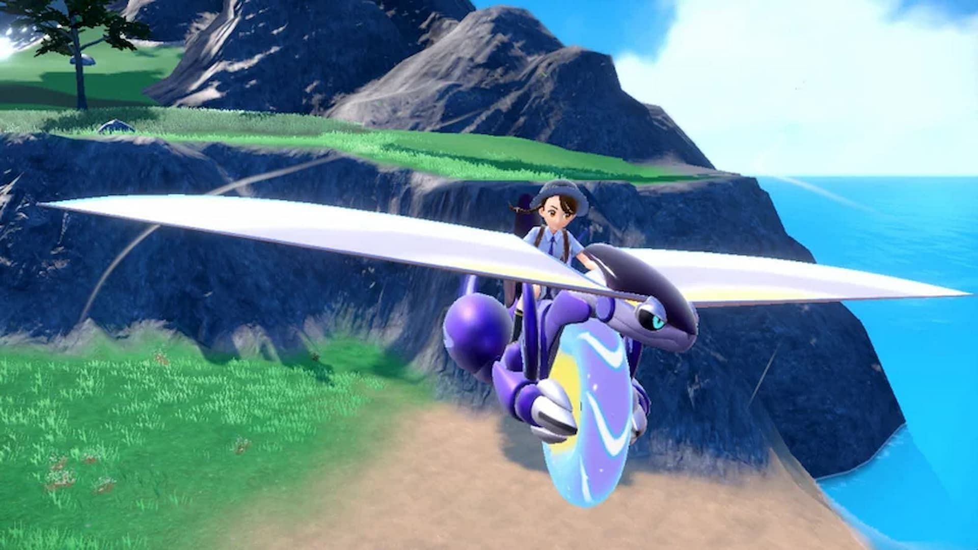 Players get to ride Miraidon across Paldea (Image via The Pokemon Company)